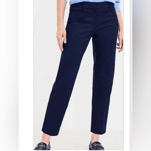 Loft Navy Riviera pant, 0